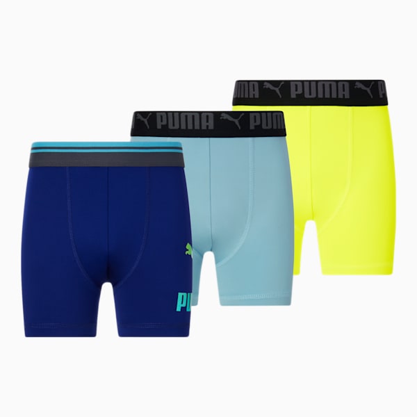 Boys' Graphic Boxer Briefs [3 Pack], BLUE / GREEN, extralarge